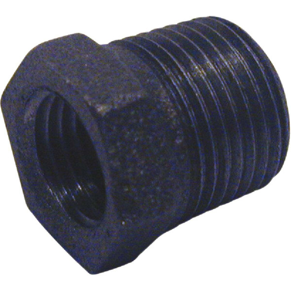 B&K 1-1/2 In. x 1 In. Hexagon Black Iron Bushing 521-975HN