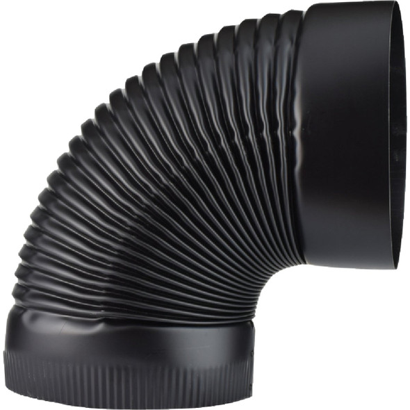 Imperial Single Wall 90 deg 8 In. Crimped Elbow BM0025