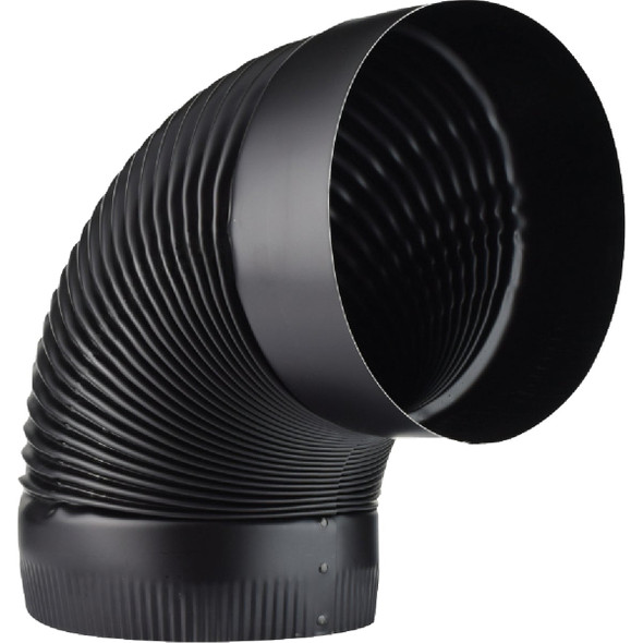 Imperial Single Wall 90 deg 8 In. Crimped Elbow Imperial Single Wall 90 deg 8 In. Crimped Elbow