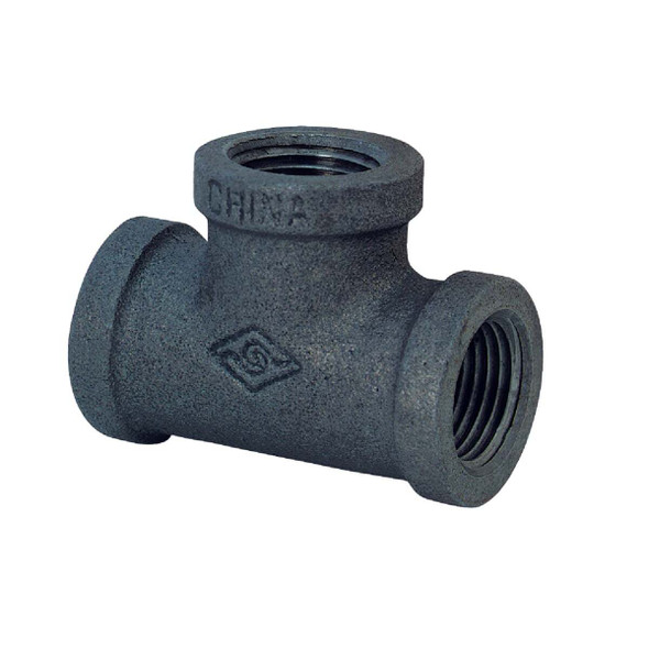 Southland 1/2 In. Standard Malleable Black Iron Tee 520-603HN