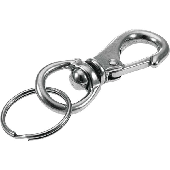 Lucky Line Nickel-Plated Zinc 1-1/2 In. x 3-1/4 In. L. Key Chain 44701