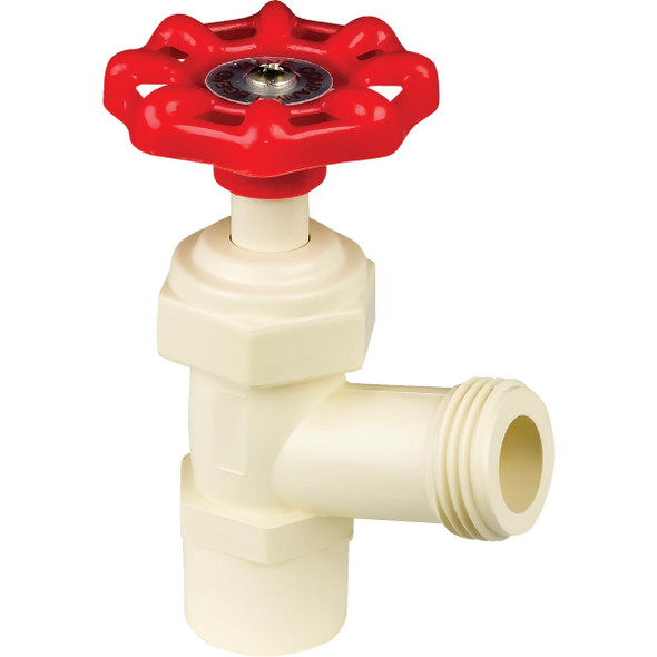 Homewerks 3/4 In. x 3/4 In. Hose Thread CPVC Boiler Drain VBDCPVE4