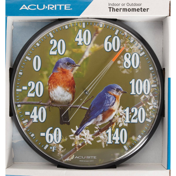 Acurite 12" Fahrenheit -60 To 140 Outdoor Wall Thermometer Acurite 12" Fahrenheit -60 To 140 Outdoor Wall Thermometer