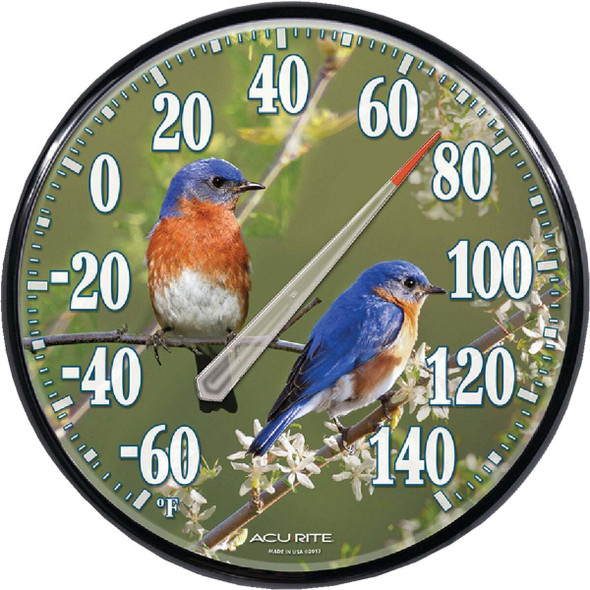 Acurite 12" Fahrenheit -60 To 140 Outdoor Wall Thermometer 01598A3