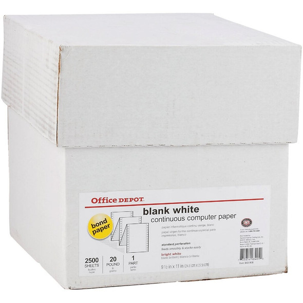 Staples 20# Blank Computer Paper 177154 991228