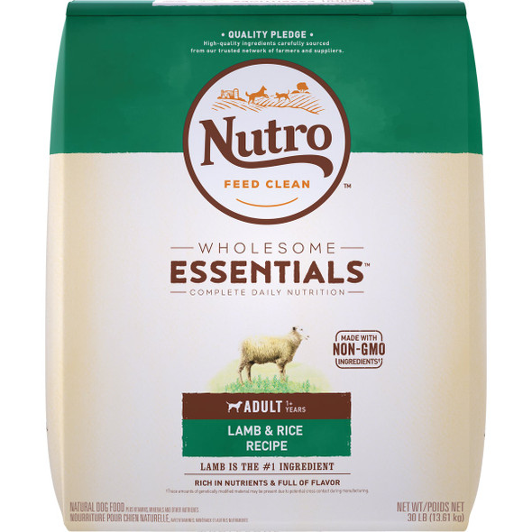 Nutro Wholesome Essentials 30 Lb. Lamb & Rice Adult Dry Dog Food 791908