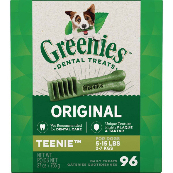 Greenies Teenie Toy Dog Original Flavor Dental Dog Treat (96-Pack) 428634