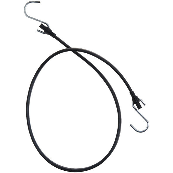 Smart Savers 5/8 In. x 30 In. Hook-to-Hook Rubber Tarp Strap, Black Smart Savers 5/8 In. x 30 In. Hook-to-Hook Rubber Tarp Strap, Black