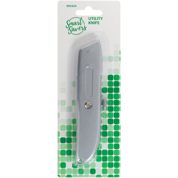 Smart Savers Retractable Straight Utility Knife FK004 Pack of 12