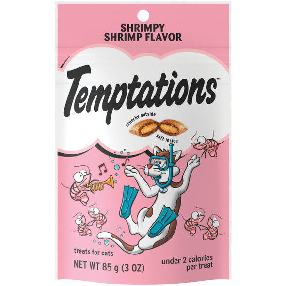 Temptations Shrimpy Shrimp 3 Oz. Cat Treats 798659