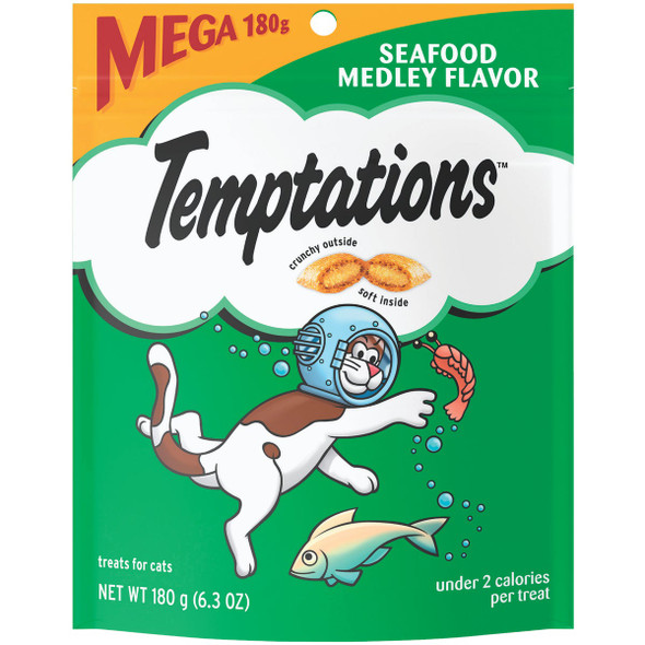 Temptations Seafood Medley 6.3 Oz. Cat Treats 798476
