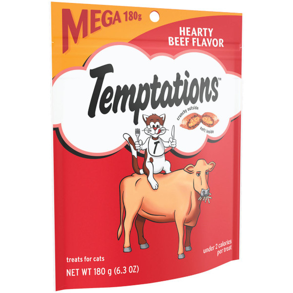Temptations Hearty Beef 6.3 Oz. Cat Treats 798475