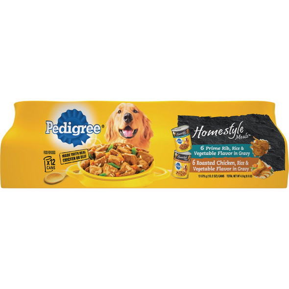 Pedigree 13.2oz Hmstl Rb&chk Food 798758