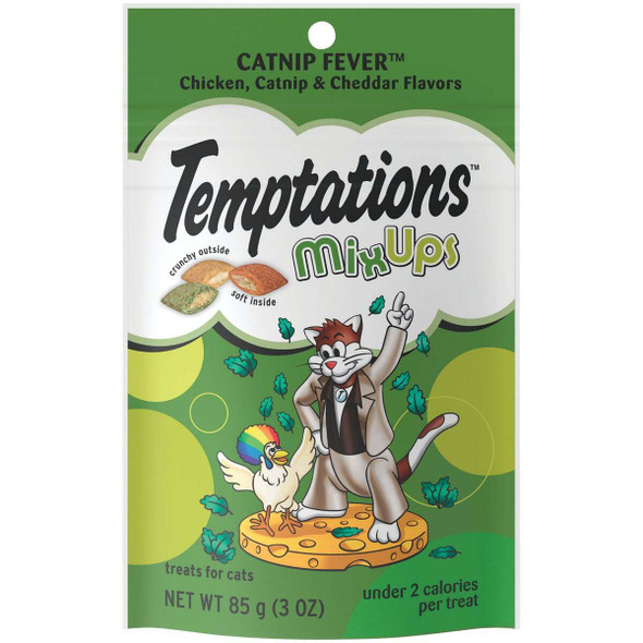 Temptations Mix Ups Catnip Fever 3 Oz. Cat Treats 798452