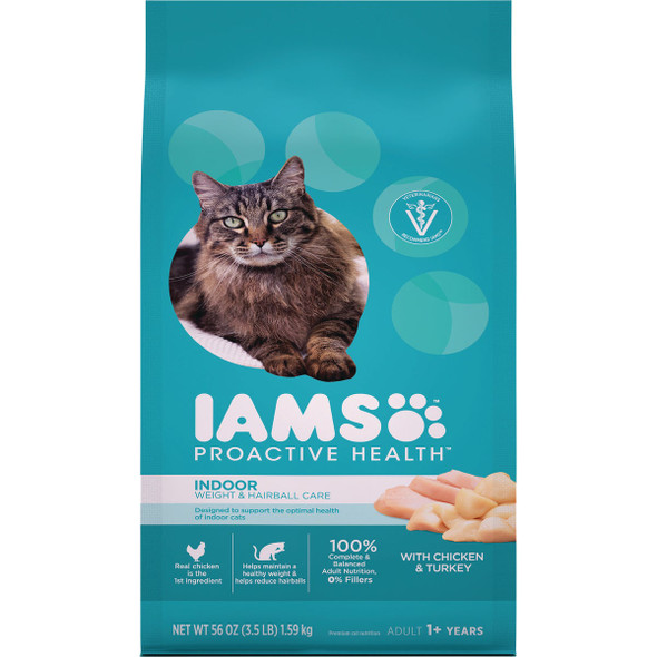 Iams 3.5# Wht&hrbll Cat Food 109059
