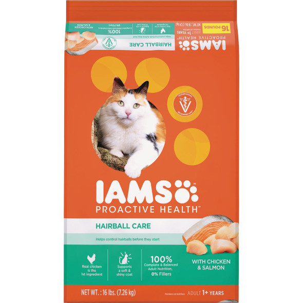 Iams 16# Hrbll Chkn Cat Food 111272