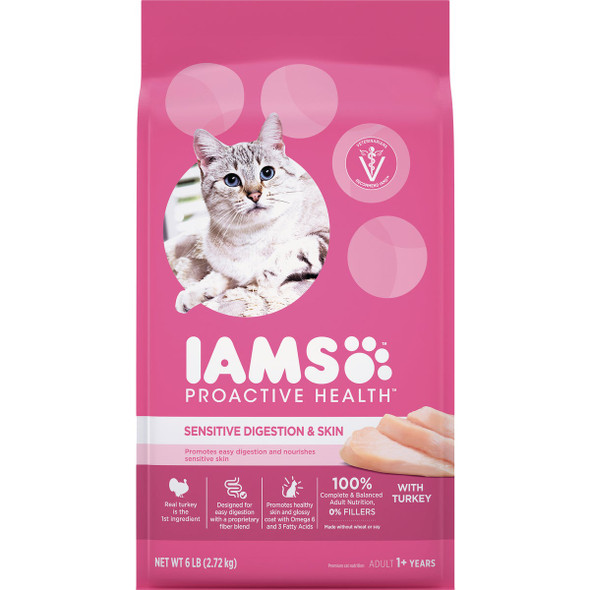 Iams 6# Dgt&skn Chkn Cat Food 109134