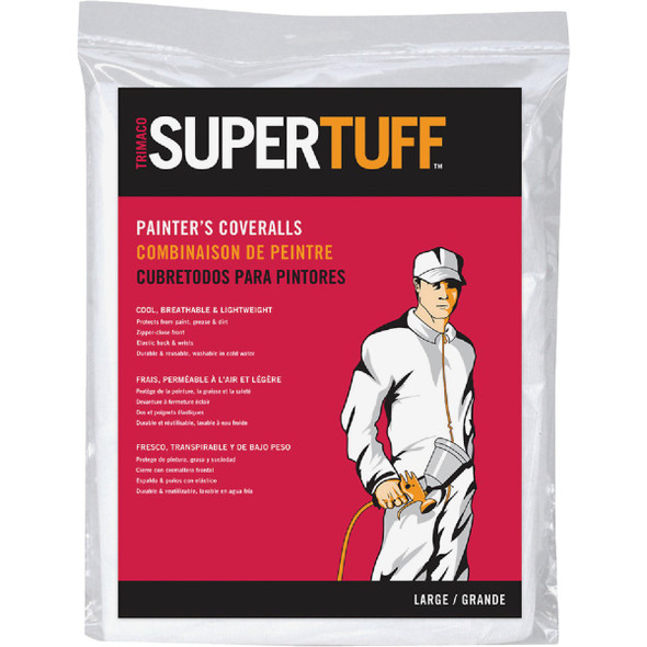 Trimaco SuperTuff Large Polypropylene Coveralls 09903