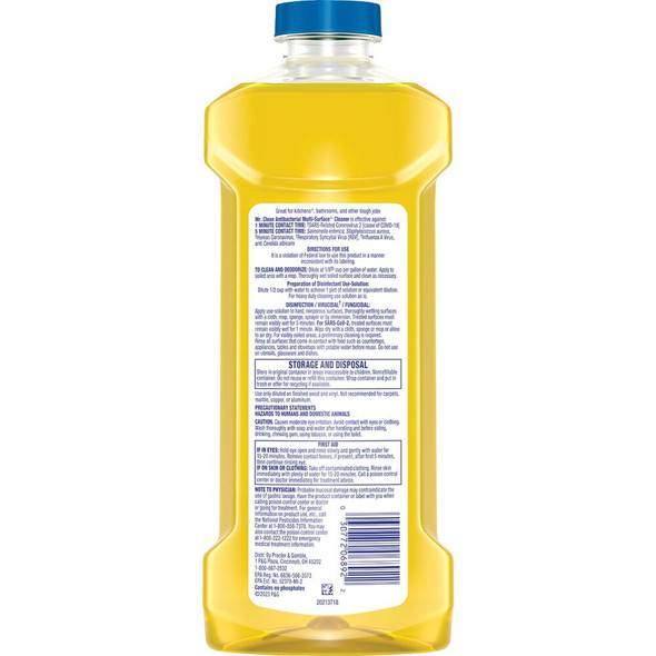 Mr. Clean 23 Oz. Lemon 2X Concentrated Multi-Surface All-Purpose Cleaner 30772068922 628029