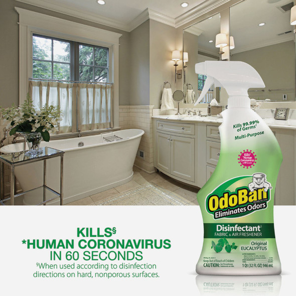 OdoBan 32 Oz. Eucalyptus Washable Surface Sanitizer & Deodorizer 910061-Q6 601792