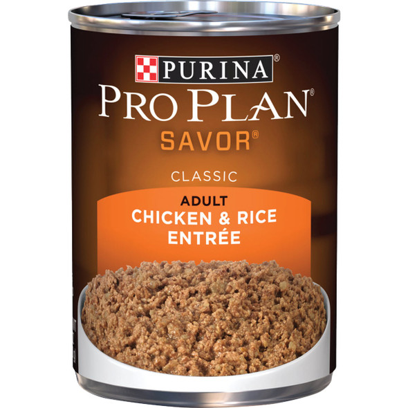 Purina Pro Plan Savor Chicken & Rice Adult Wet Dog Food, 13 Oz. 381708