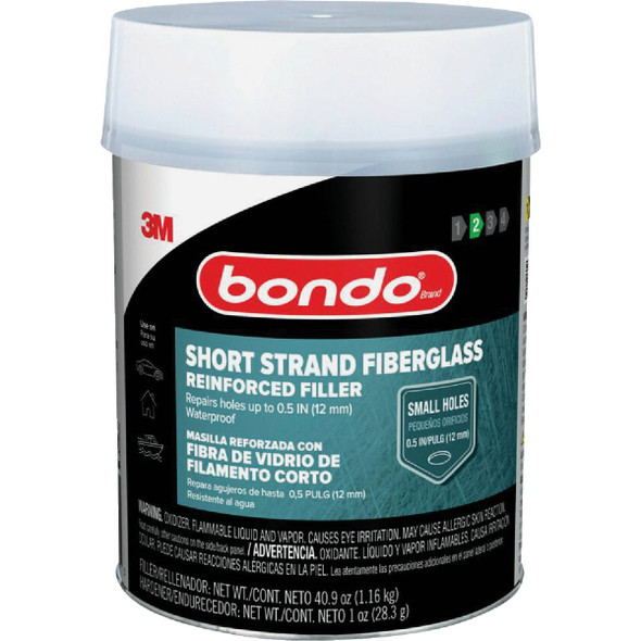 Bondo 41 Oz. Glass Reinforced Body Filler with Hardener SS-QT-ES