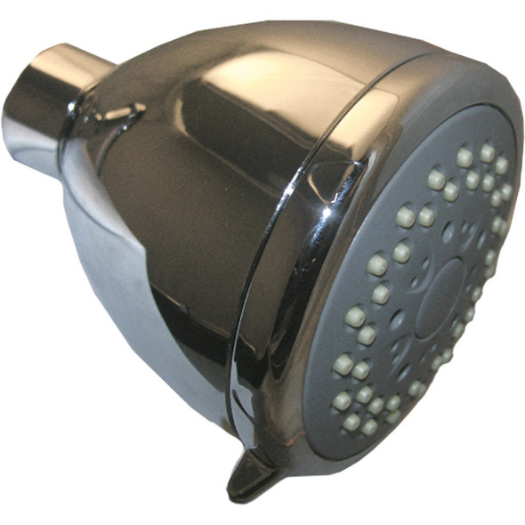Lasco 3-Spray 1.8 GPM Fixed Shower Head, Chrome 08-2387