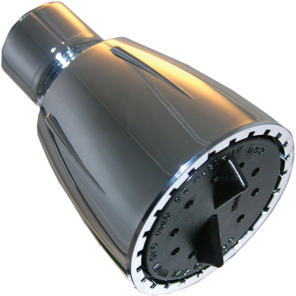 Lasco 1-Spray 1.8 GPM Water Saver Fixed Shower Head, Chrome 08-2543