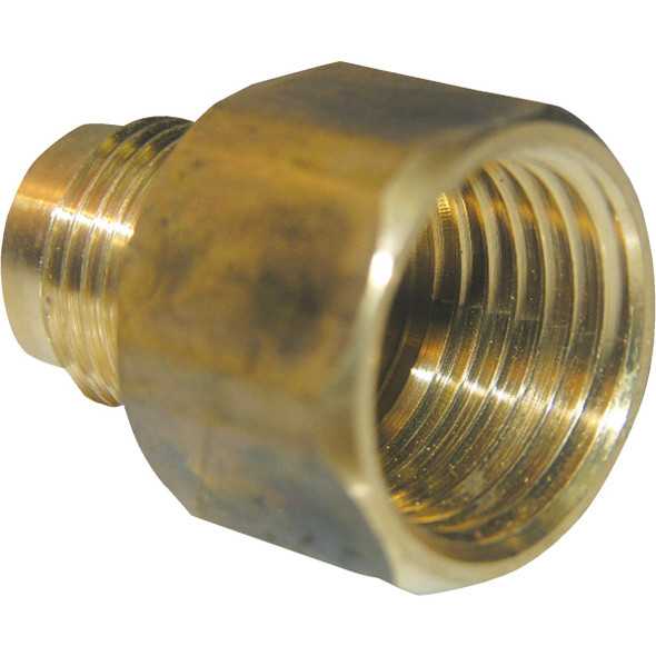 Lasco 3/8 In. M x 3/8 In. FPT Brass Flare Adapter 17-4631