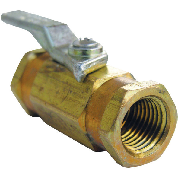 Lasco 1/4 In. FIP x 1/4 In. FIP Brass Threaded Ball Valve 17-0913