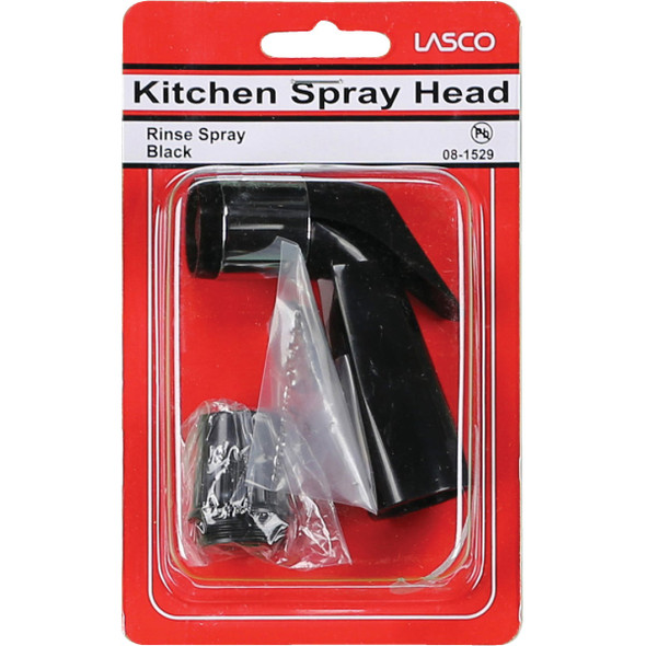 Lasco Universal Fit Black Sprayer Head Lasco Universal Fit Black Sprayer Head