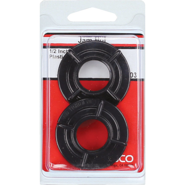 Lasco 1/2 In. Plastic Winged Faucet Nut (2-Pack)