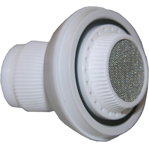 Lasco 2.2 GPM Dual Thread Swivel Spray Aerator, White 09-1211