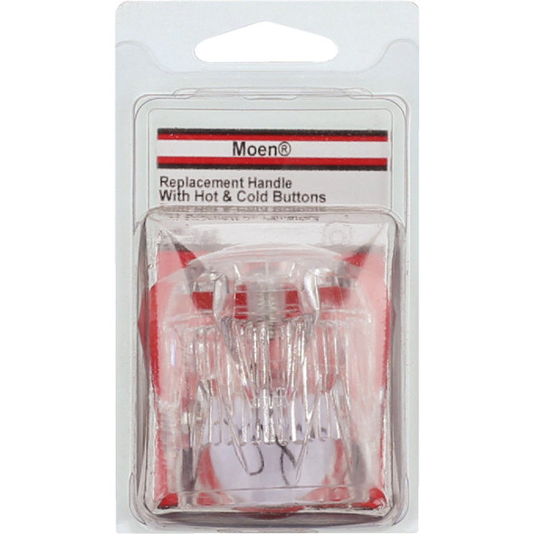 Lasco Moen Round with Hot & Cold Buttons Clear Tub & Shower Handle Kit Lasco Moen Round with Hot & Cold Buttons Clear Tub & Shower Handle Kit