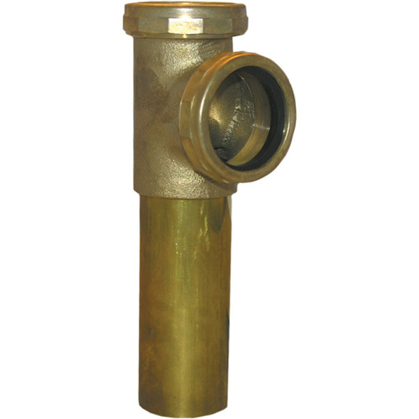 Lasco 1-1/2 In. Rough Brass End Outlet Tee 03-4021