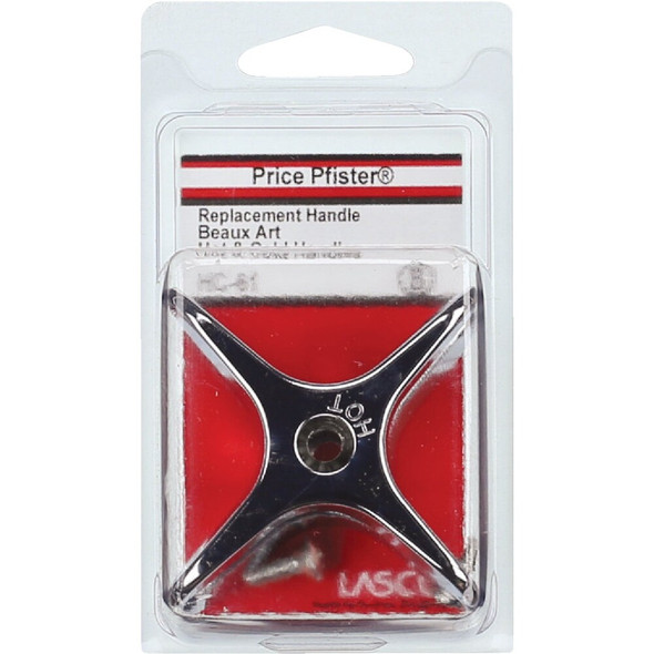 Lasco Price Pfister Hot & Cold Chrome Tub & Shower Handle Kit (2-Pack) HC-61 404159