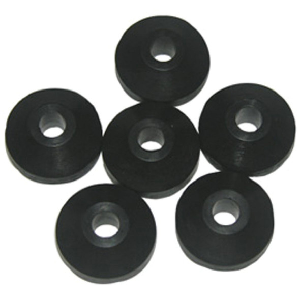 Lasco 11/16 In. Black Beveled Bibb Faucet Washer (6 Ct.) 02-1083