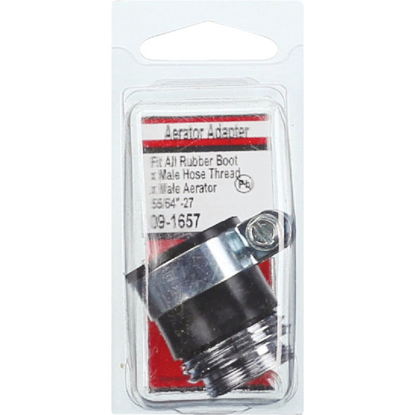 Lasco Male Rubber Push On Faucet Adapter To Hose 09-1657 403899