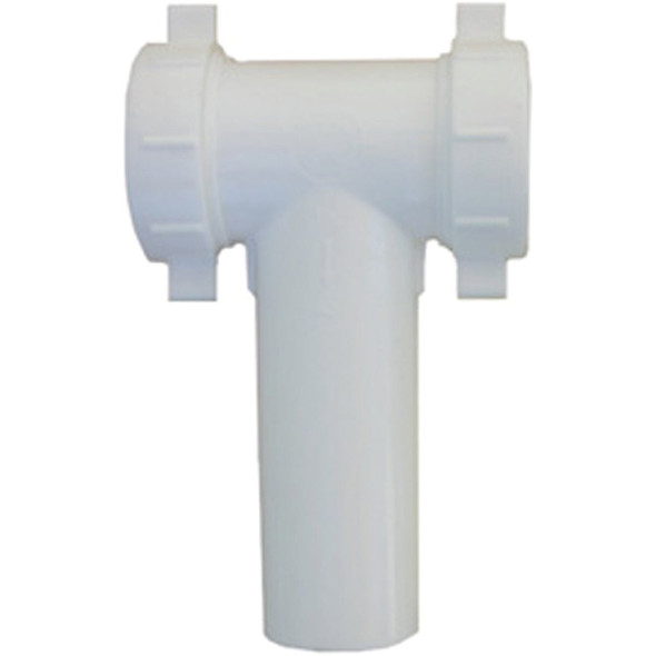 Lasco 1-1/2 In. OD White Plastic Tee 03-4291