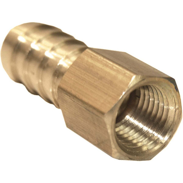 Lasco 3/8 In. FPT x 5/16 In. Brass Hose Barb Adapter 17-7633