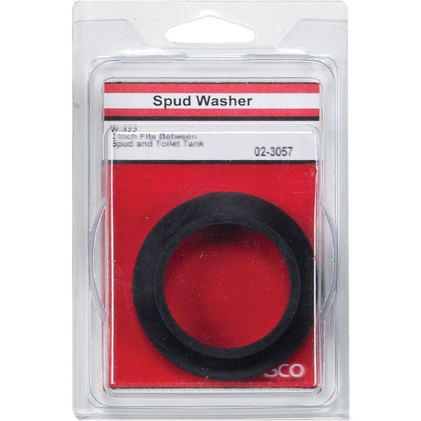 Lasco 2 In. Black Rubber Toilet Spud Flanged Washer Lasco 2 In. Black Rubber Toilet Spud Flanged Washer