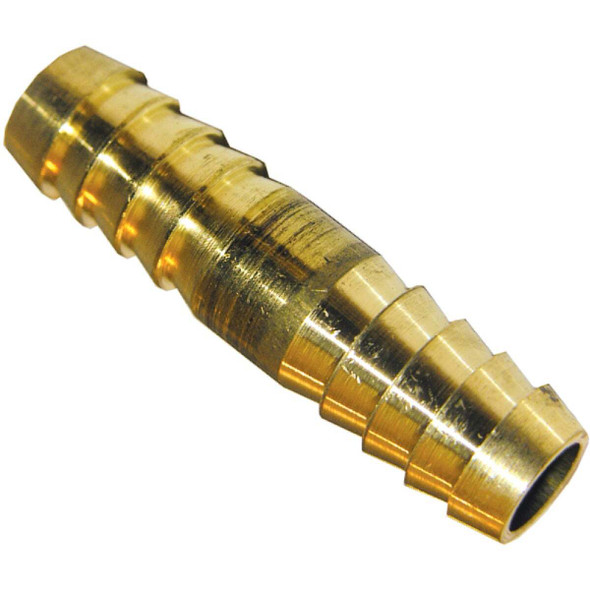 Lasco 3/8 In. Brass Hose Barb Coupling 17-7531