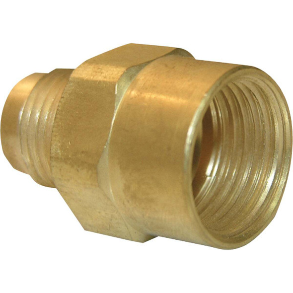 Lasco 5/8 In. F x 15/16 In. M Brass Flare Adapter 17-5859