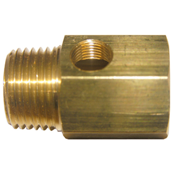 Lasco 1/2 In. FPT x 1/2 In. MPT x 1/8 In. FPT Brass Icemaker Adapter 17-8449