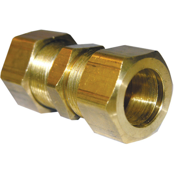 Lasco 3/8 In. x 3/8 In. Brass Compression Union 17-6231