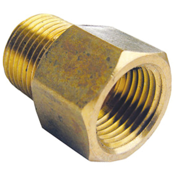 Lasco 1/8 In. FPT x 1/8 In. MPT Brass Adapter 17-8501 Lasco 1/8 In. FPT x 1/8 In. MPT Brass Adapter 17-8501