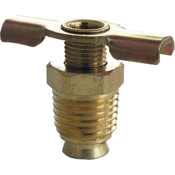 Lasco 3/8 In. MPT Brass 200 psi External Seat Drain Cock 17-2231