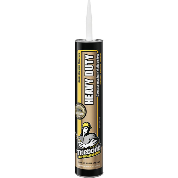 Titebond 28 Oz. Heavy Duty Construction Adhesive 5262 Pack of 12