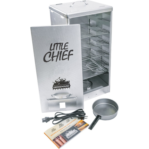 Little Chief 24.5 In. H. 250-Watt Vertical Front Load Electric Smoker Little Chief 24.5 In. H. 250-Watt Vertical Front Load Electric Smoker