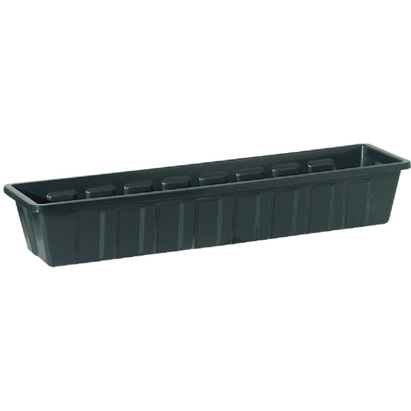 Novelty Poly-Pro 36 In. Polypropylene Hunter Green Flower Box Planter 02361